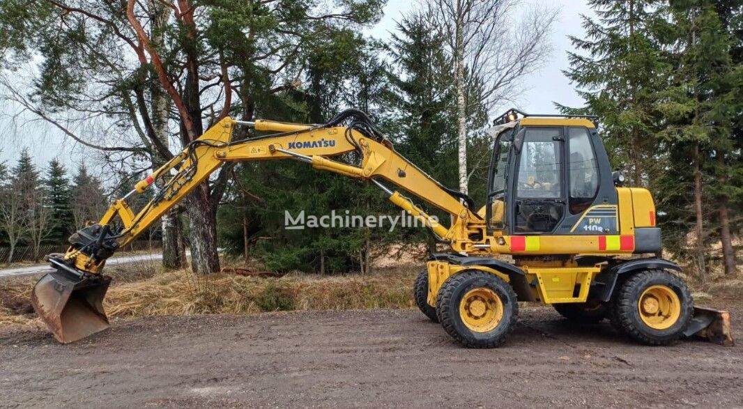 Komatsu PW110, 2007, FOR SALE ! mobiele graafmachine