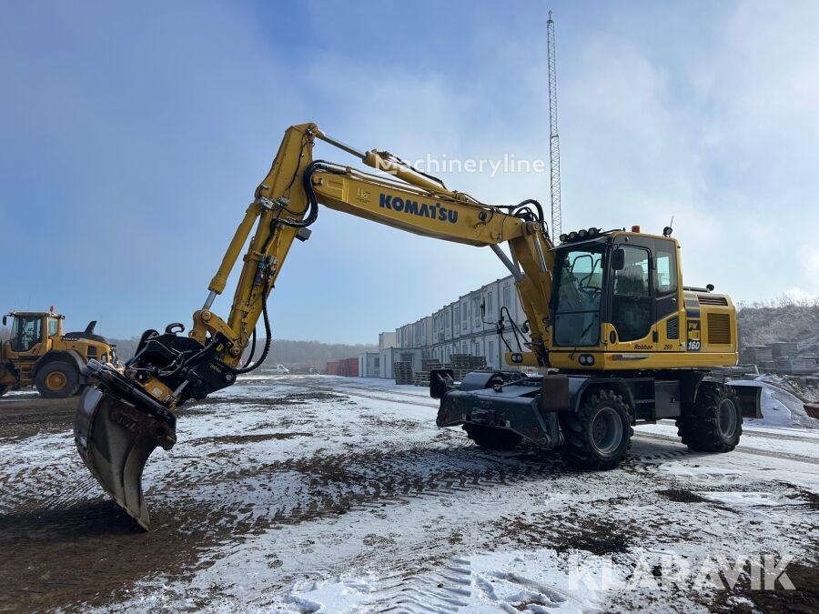 колесный экскаватор Komatsu PW160-10