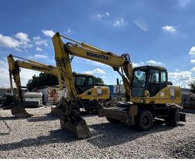 pelle sur pneus Komatsu PW160-7EO