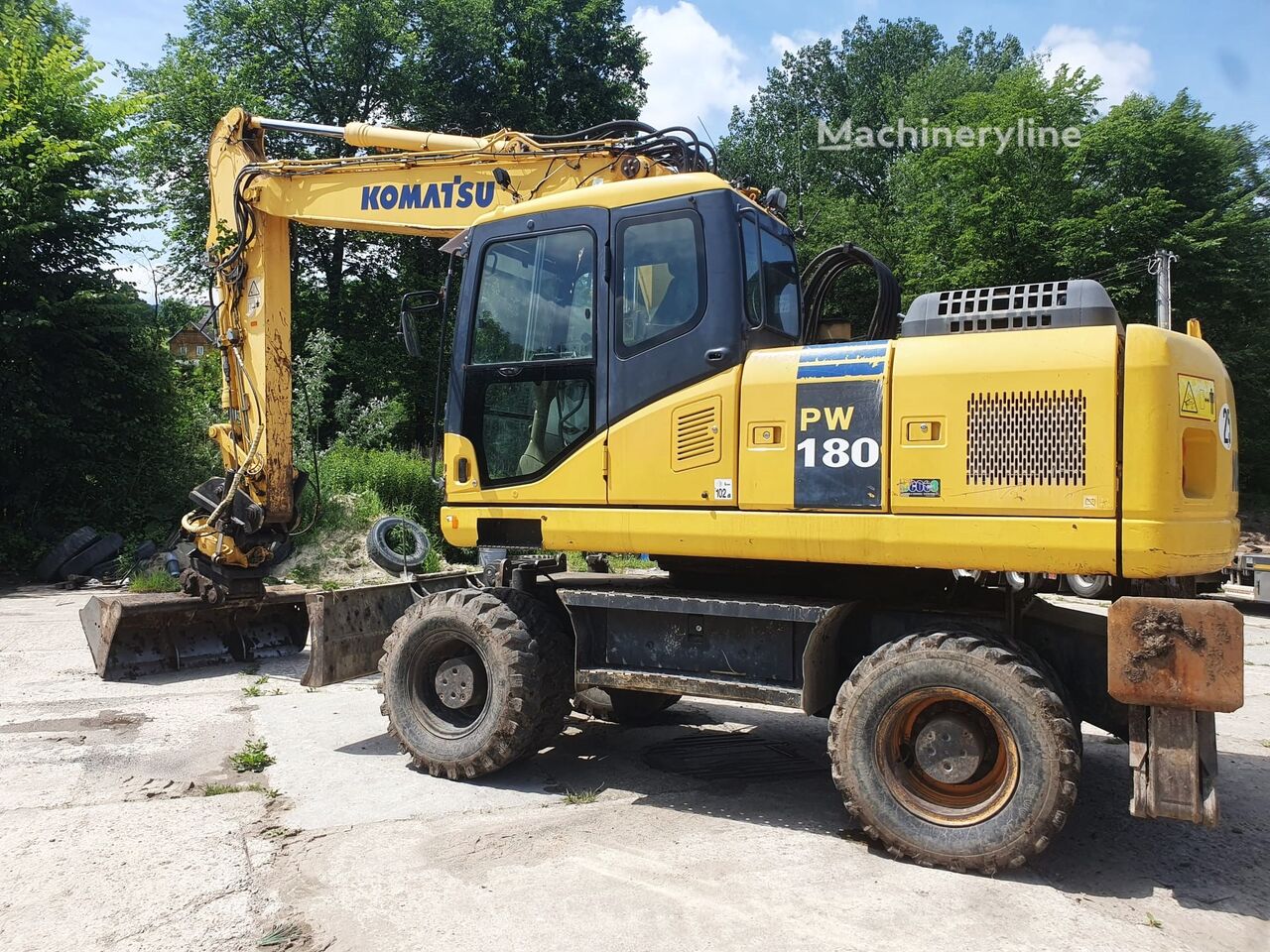 koparka kołowa Komatsu PW180-7E0