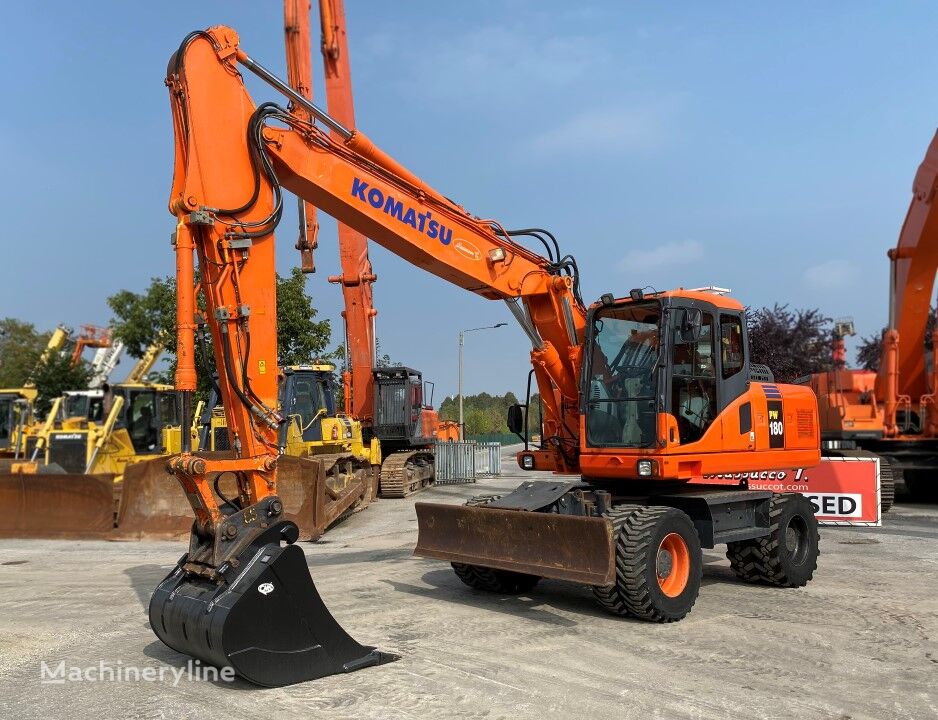 Komatsu PW180-7EO wheel excavator