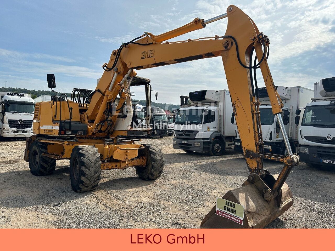 Liebherr A312 wheel excavator - Machineryline