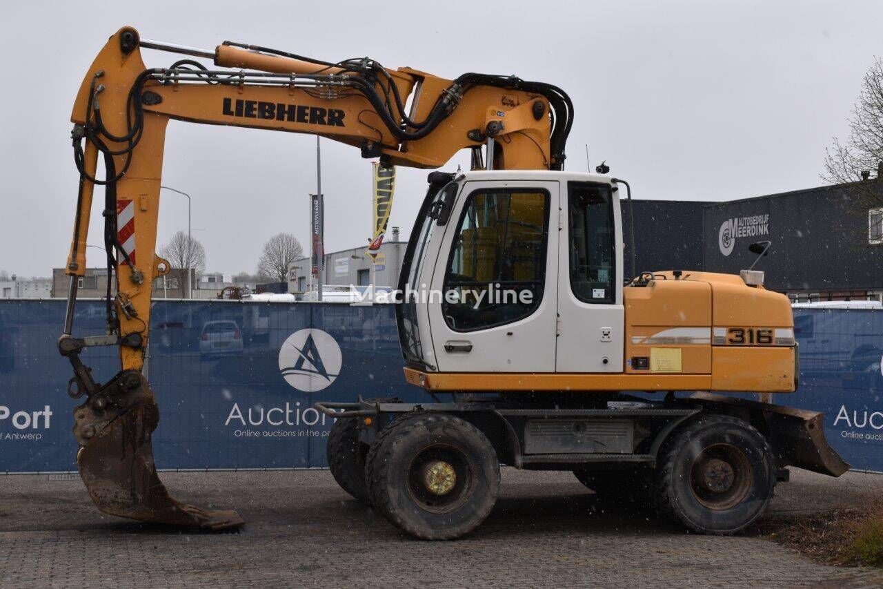 Liebherr A316 excavadora de ruedas