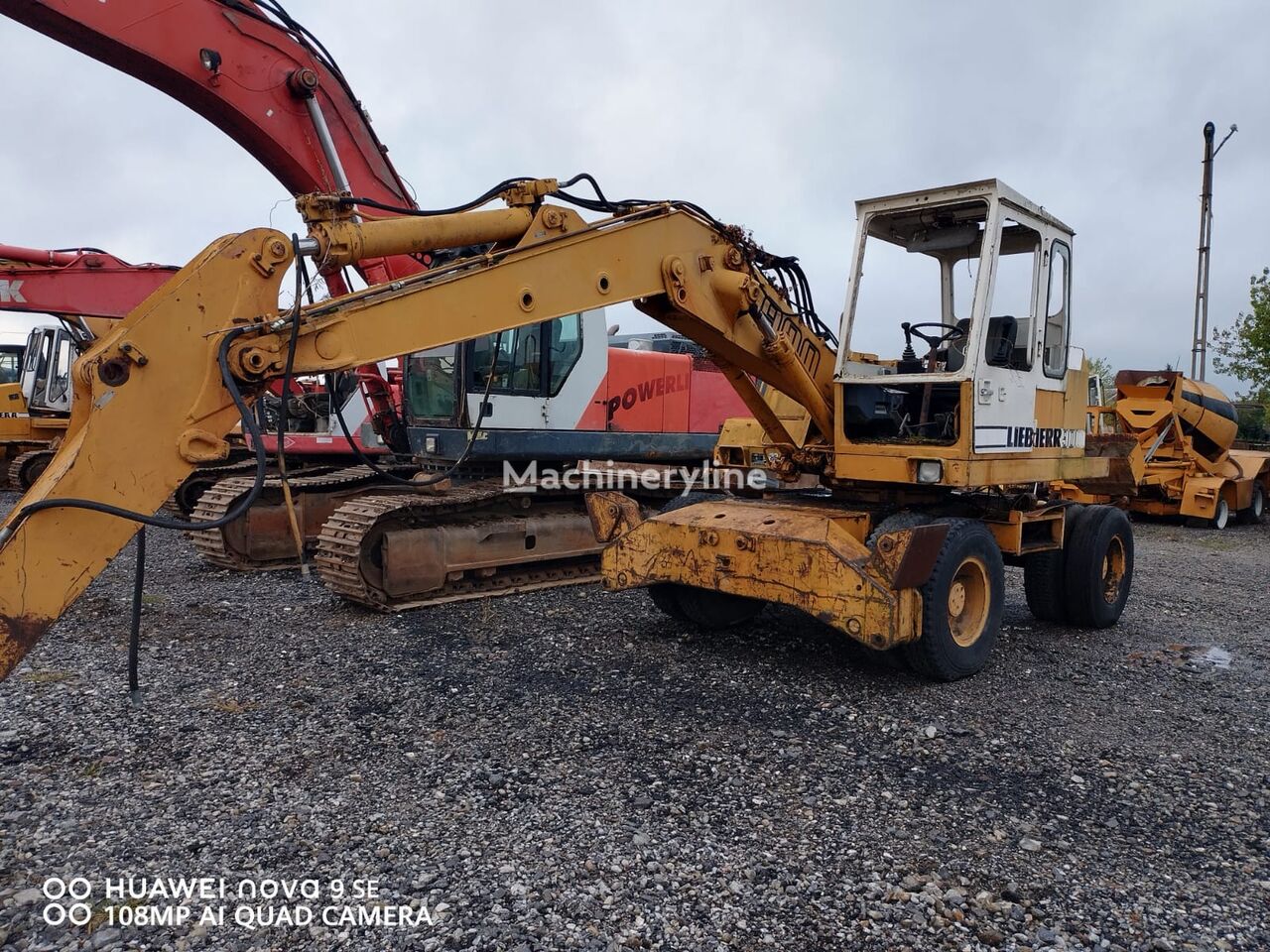 Liebherr A900 B excavadora de ruedas