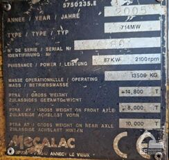 Mecalac 714 MW wheel excavator for sale - Image 8 | Machineryline SG Mecalac 714 MW wheel excavator | Image 8 - Machineryline