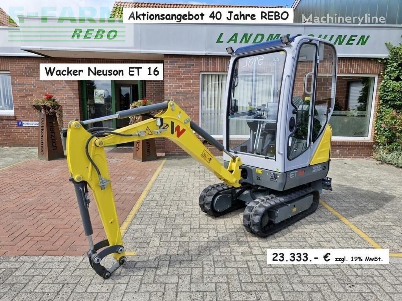 Neuson et 16 excavadora de ruedas