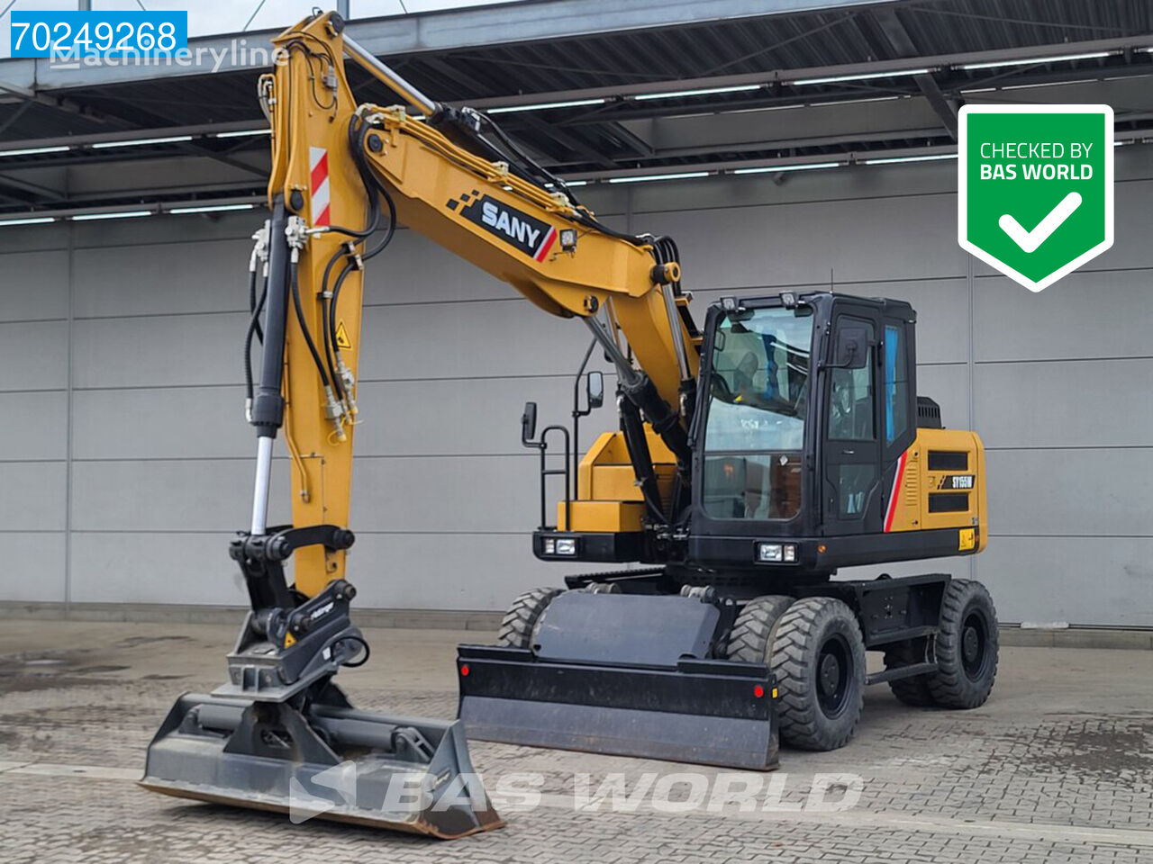 Sany SY155 W EX DEMO - GERMAN MACHINE wheel excavator