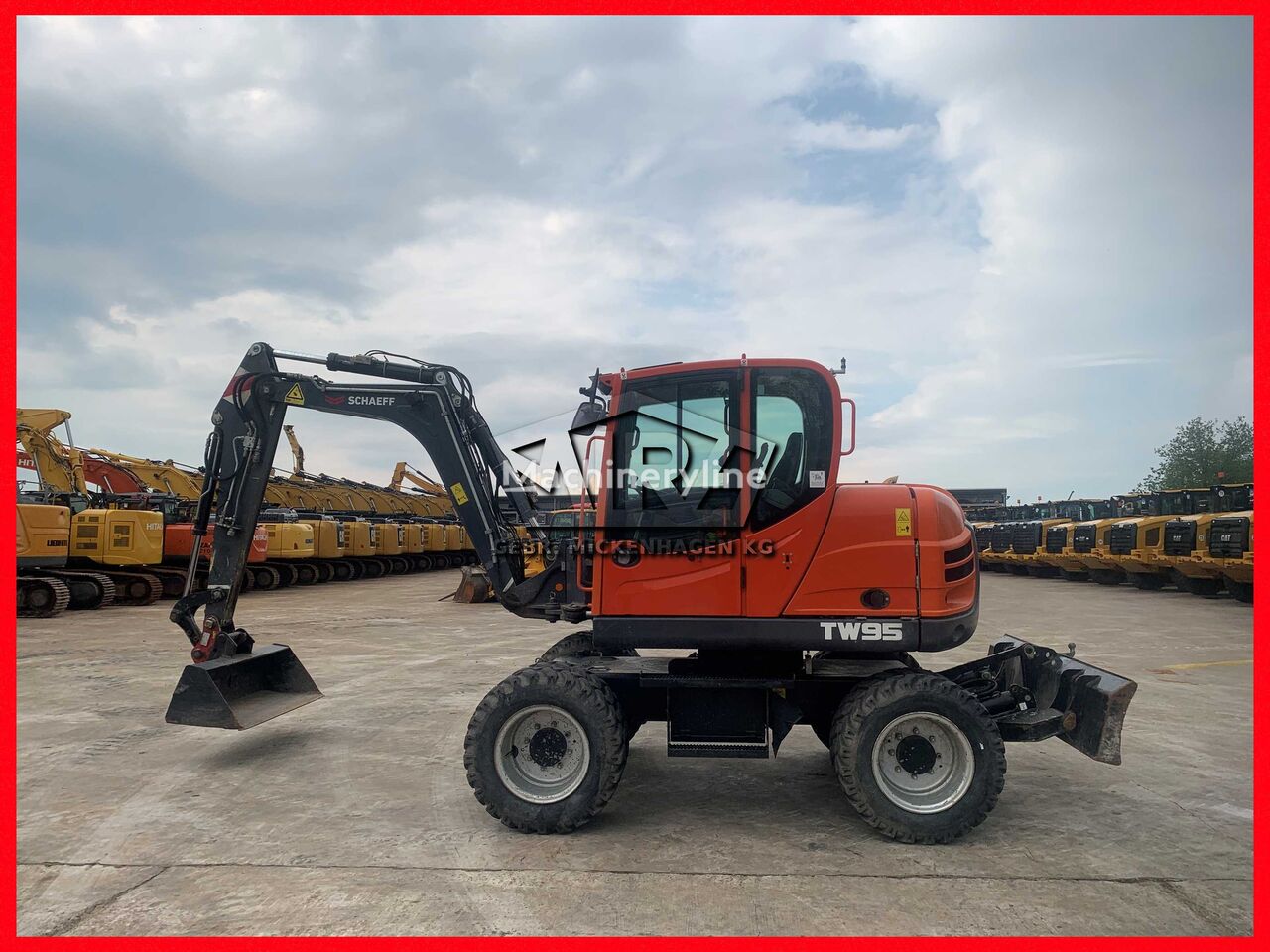 Terex TW95 wheel excavator