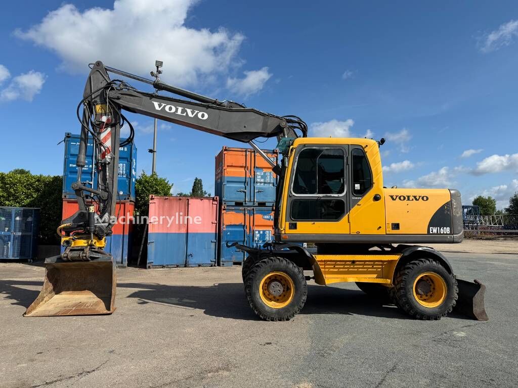 Volvo EW 160 B ( engcon rotortilt ) wheel excavator - Machineryline
