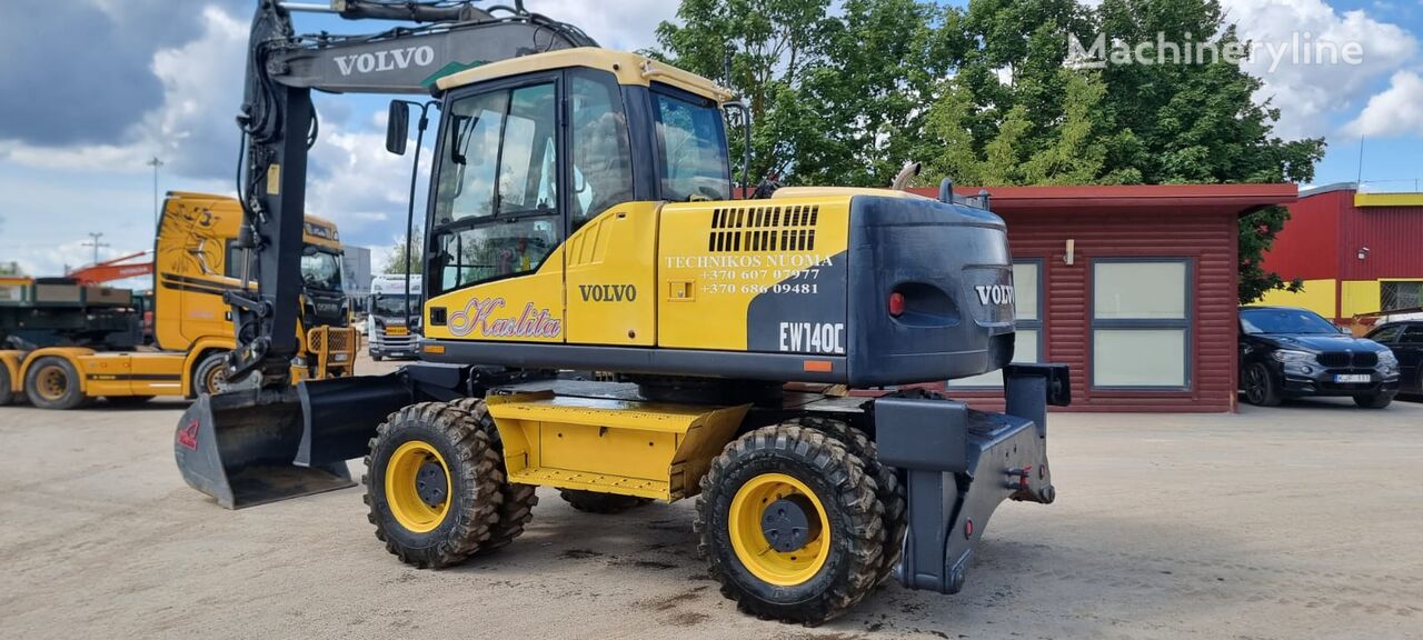 Volvo EW140C wheel excavator