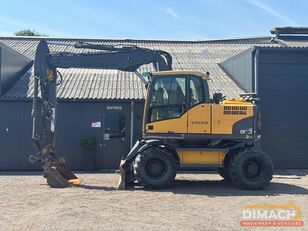 Volvo EW140C triple boom - Alliance balloon tires - ES cw30 tilt coupl excavadora de ruedas