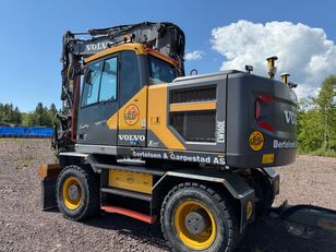 Volvo EW160E hjulgraver - Xsite maskinstyring - Steelwrist X20 tiltrot wheel excavator