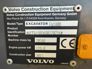 بيع حفارة ذات العجلات Volvo EW180 D - صورة 20 | Machineryline AE حفارة ذات العجلات Volvo EW180 D | صورة 20 - Machineryline