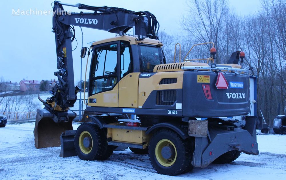 máy đào bánh lốp Volvo Ew160D/ Rototilt /Szczypce /3łyżki/ Podpory