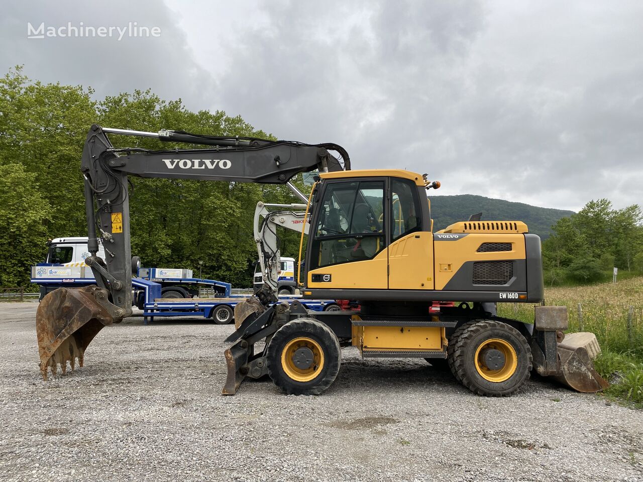 Volvo ew160D tekerlekli ekskavatör