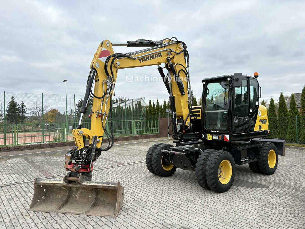 Yanmar B110W ROTOTILT wheel excavator - Machineryline