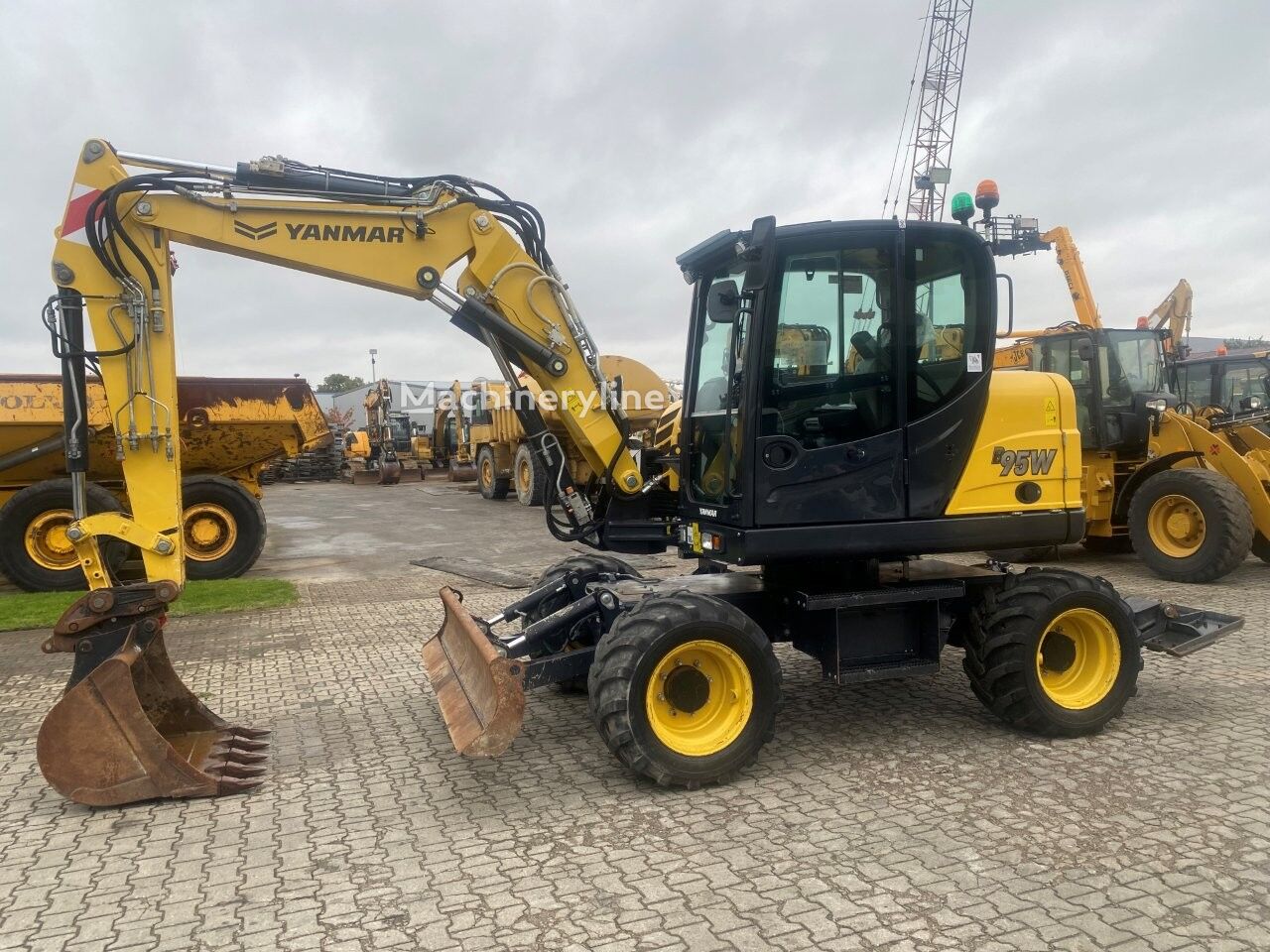 Yanmar B95w . Mobilbagger - Machineryline