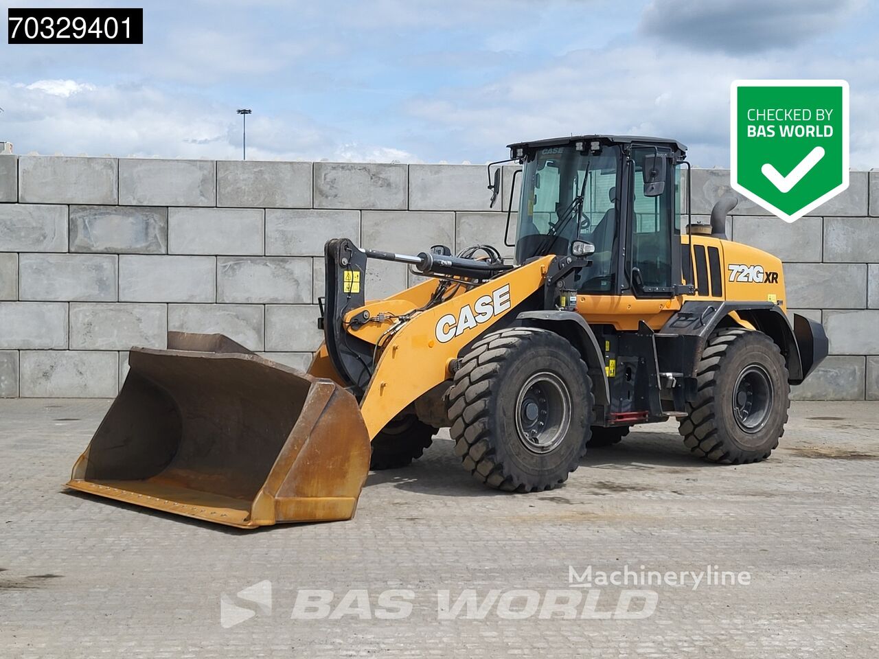 جرافة ذات عجلات Case 721 G Quick Coupler - Auto Greasing - Machineryline