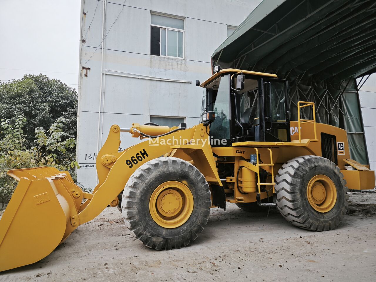 Caterpillar 966h used 966 wheel loader sales in shanghai