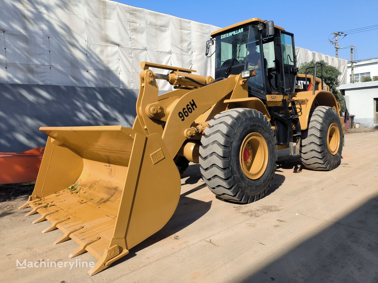 Caterpillar cat 966h used wheel loader in shanghai cargadora de ruedas