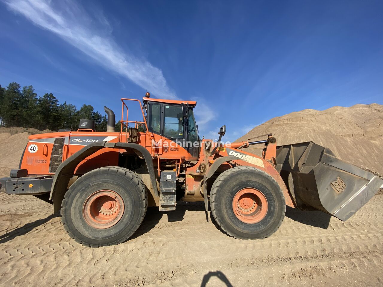 Doosan DL420 cargadora de ruedas