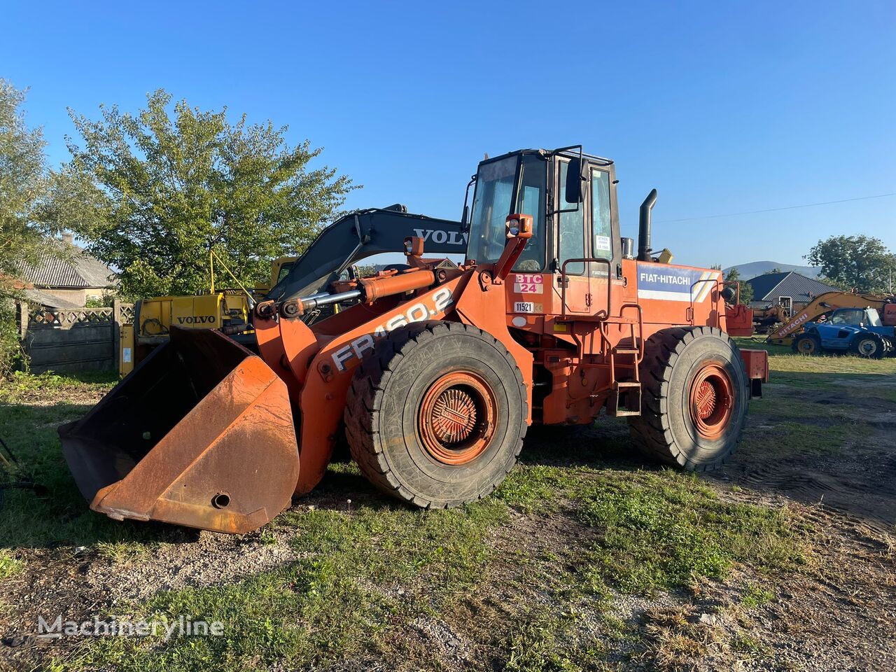 Fiat-Hitachi FR 160.2  cargadora de ruedas para piezas