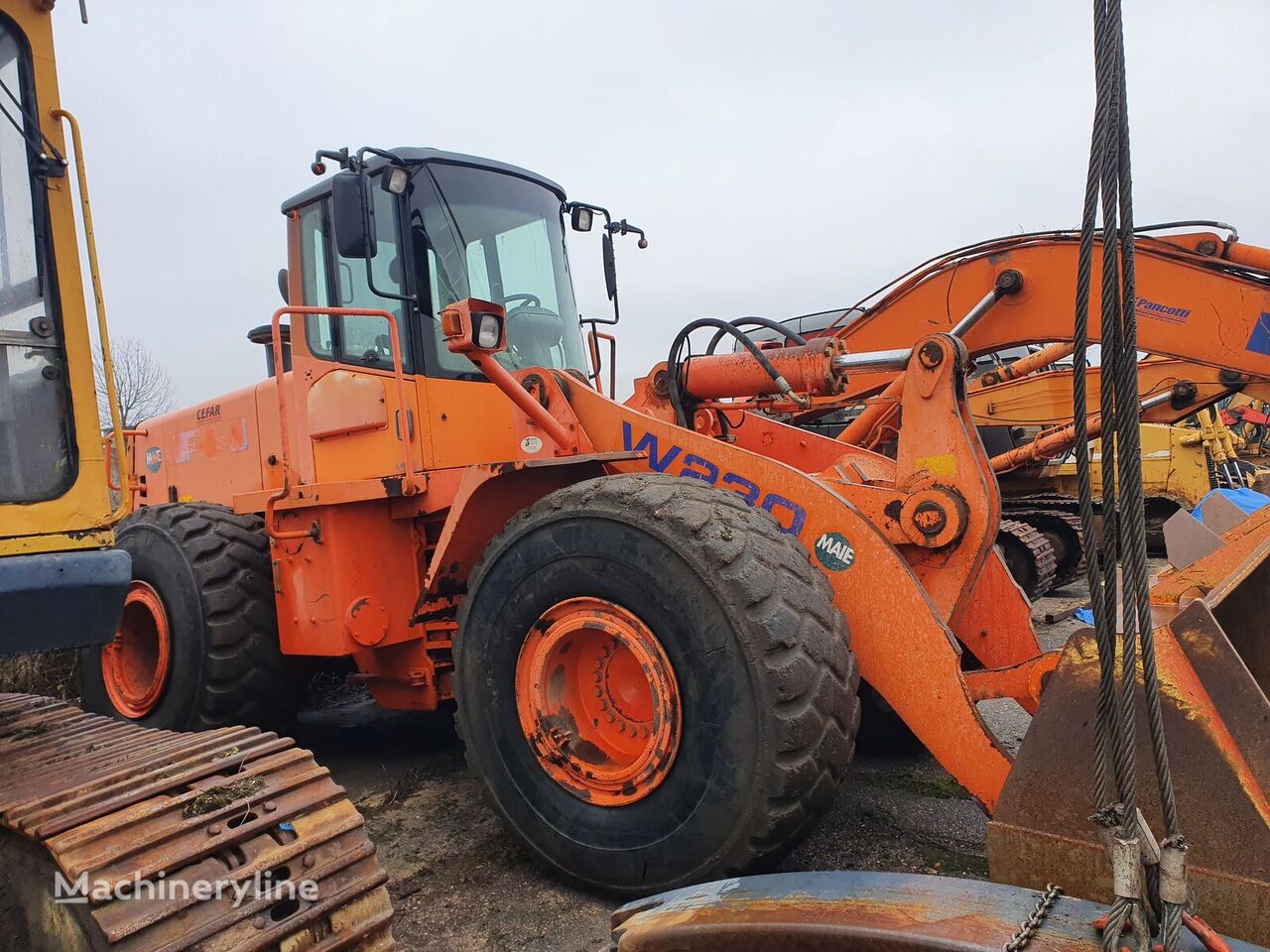 Fiat-Hitachi w 230  wiellader voor onderdelen