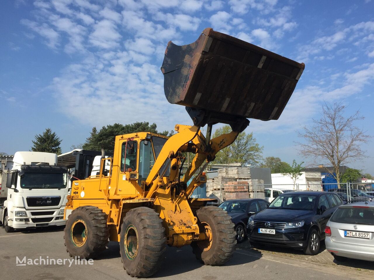 Komatsu WA 250 -1H Deutsche Maschine wheel loader