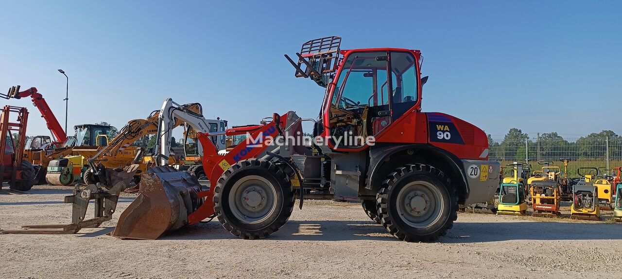 Komatsu WA 90 LIEBHERR gummihjulslæsser