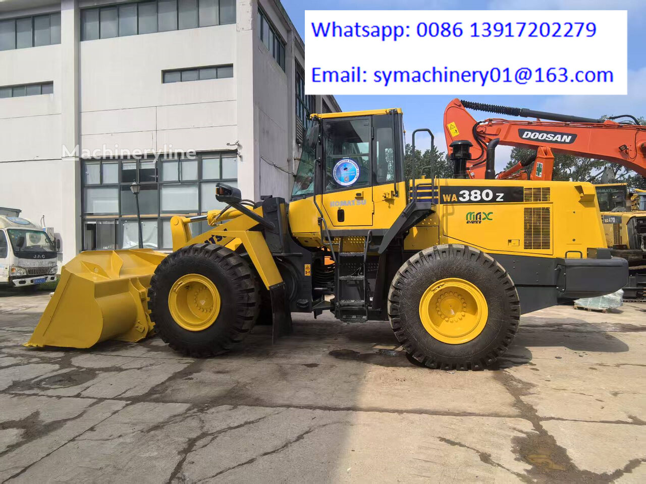 بيع جرافة ذات عجلات Komatsu WA380-6 | Machineryline AE جرافة ذات عجلات Komatsu WA380-6 - Machineryline