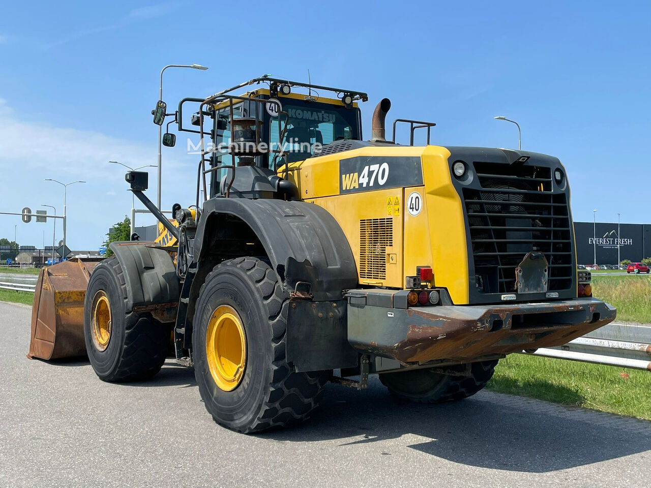 Komatsu WA470 wheel loader, used Komatsu WA470 wheel loader for