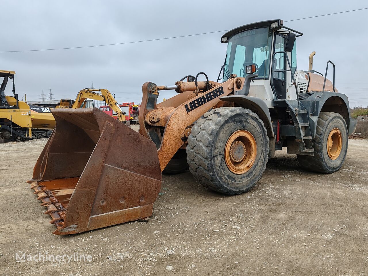 εμπρόσθιος τροχοφόρος φορτωτής Liebherr L554 2plus2