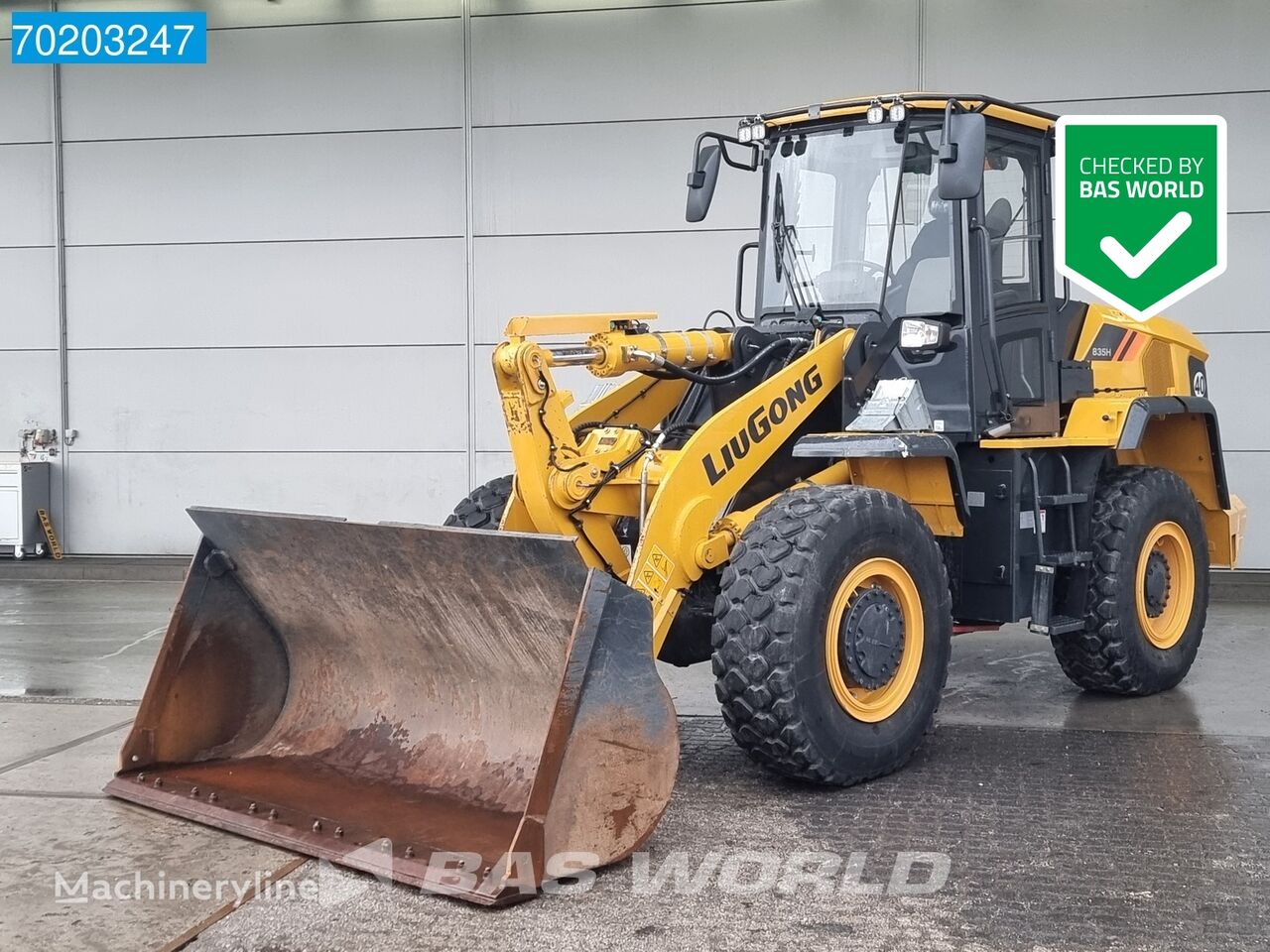 LiuGong CLG835H 329 HOURS - CE/EPA CERTIFIED wheel loader