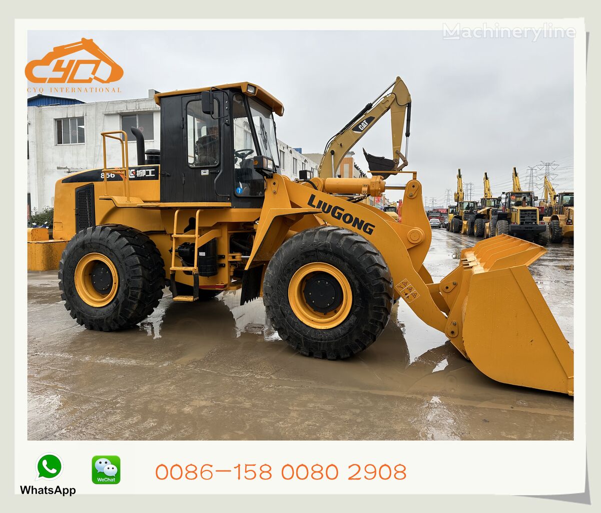 جرافة ذات عجلات LiuGong CLG856 - Machineryline