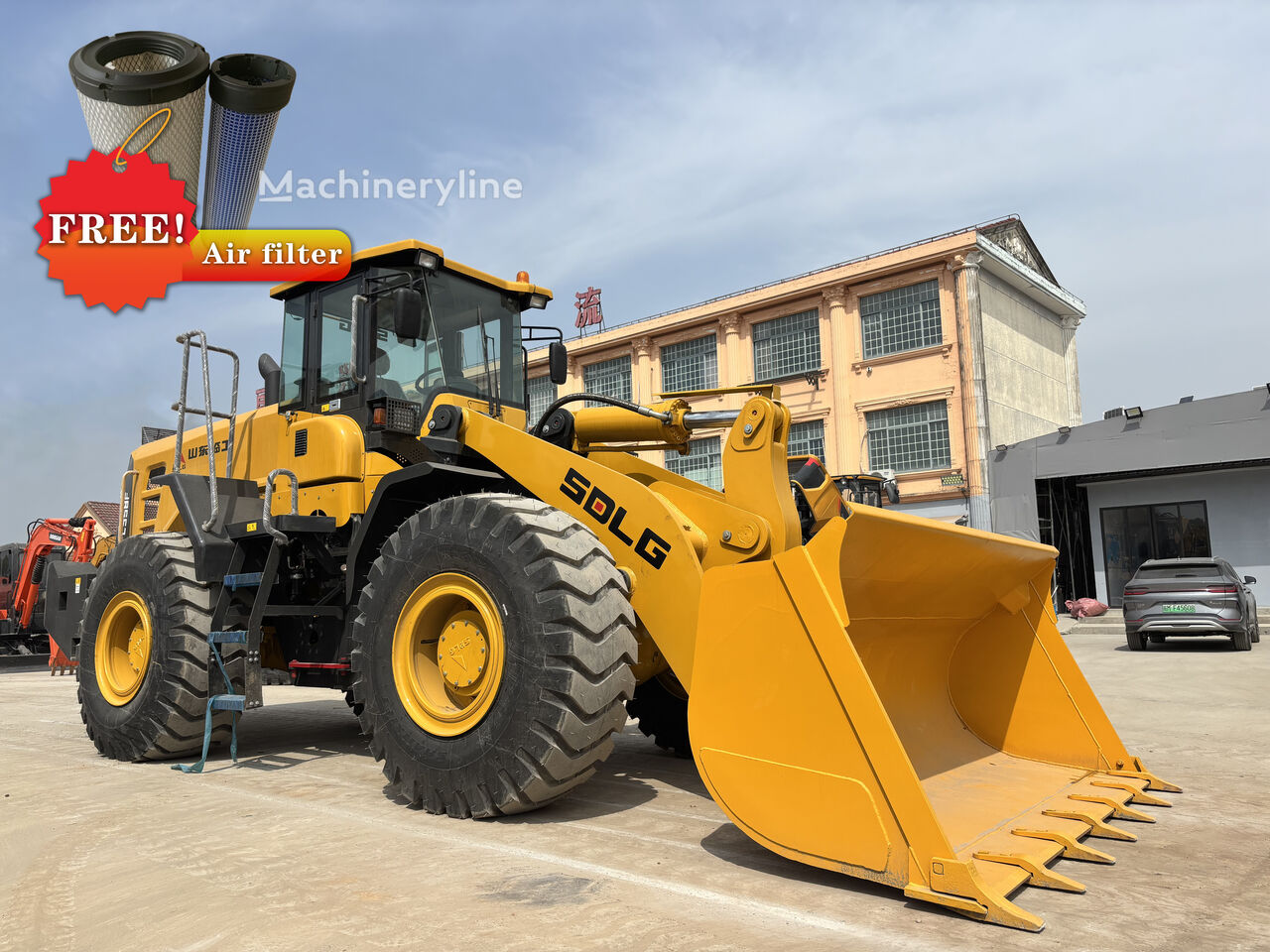 SDLG L958F gummihjulslæsser til salg | Machineryline DK SDLG L958F gummihjulslæsser - Machineryline