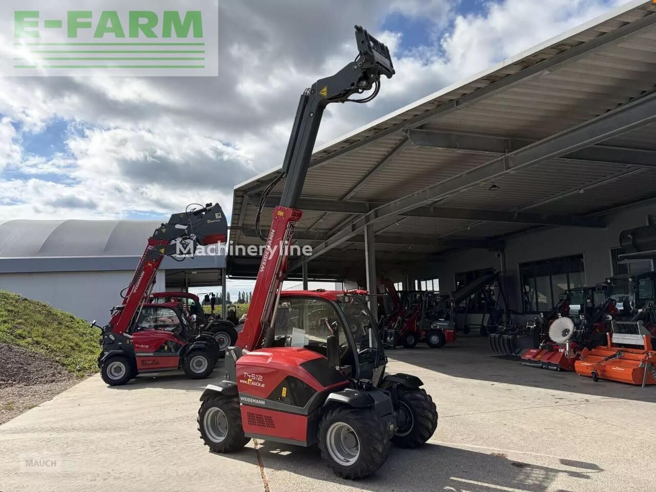 Weidemann 4512 30km/h, bühnenvorbereitung wheel loader - Machineryline