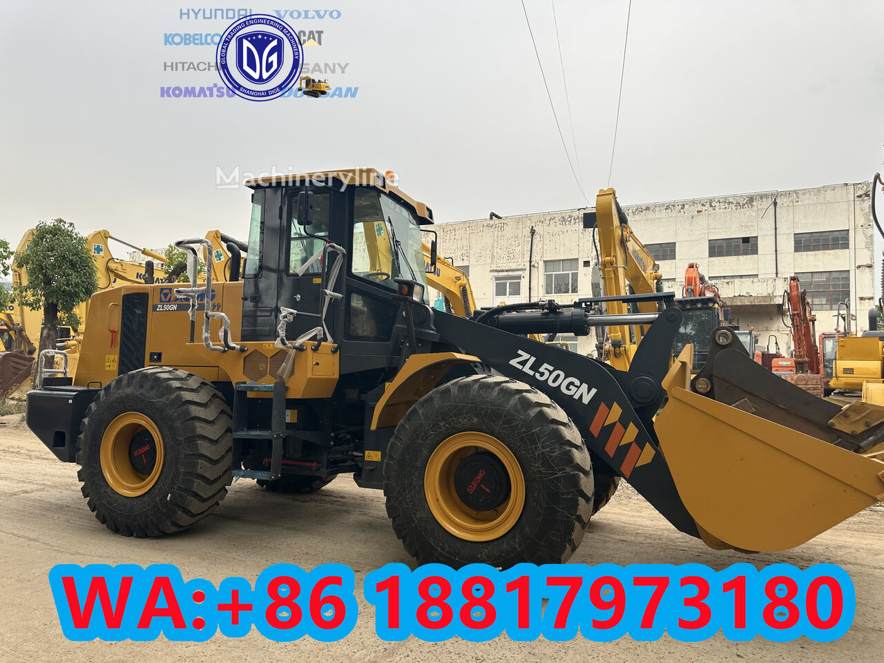 Prodaja XCMG ZL50GN prednjeg utovarivača | Machineryline RS XCMG ZL50GN prednji utovarivač - Machineryline