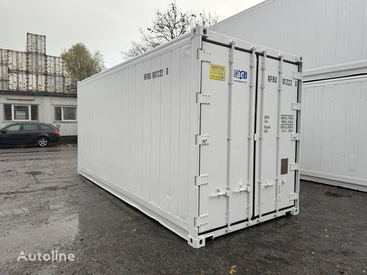 20 ft high cube refrigerated container / cold room/ freezer room contenedor frigorífico 20 pies