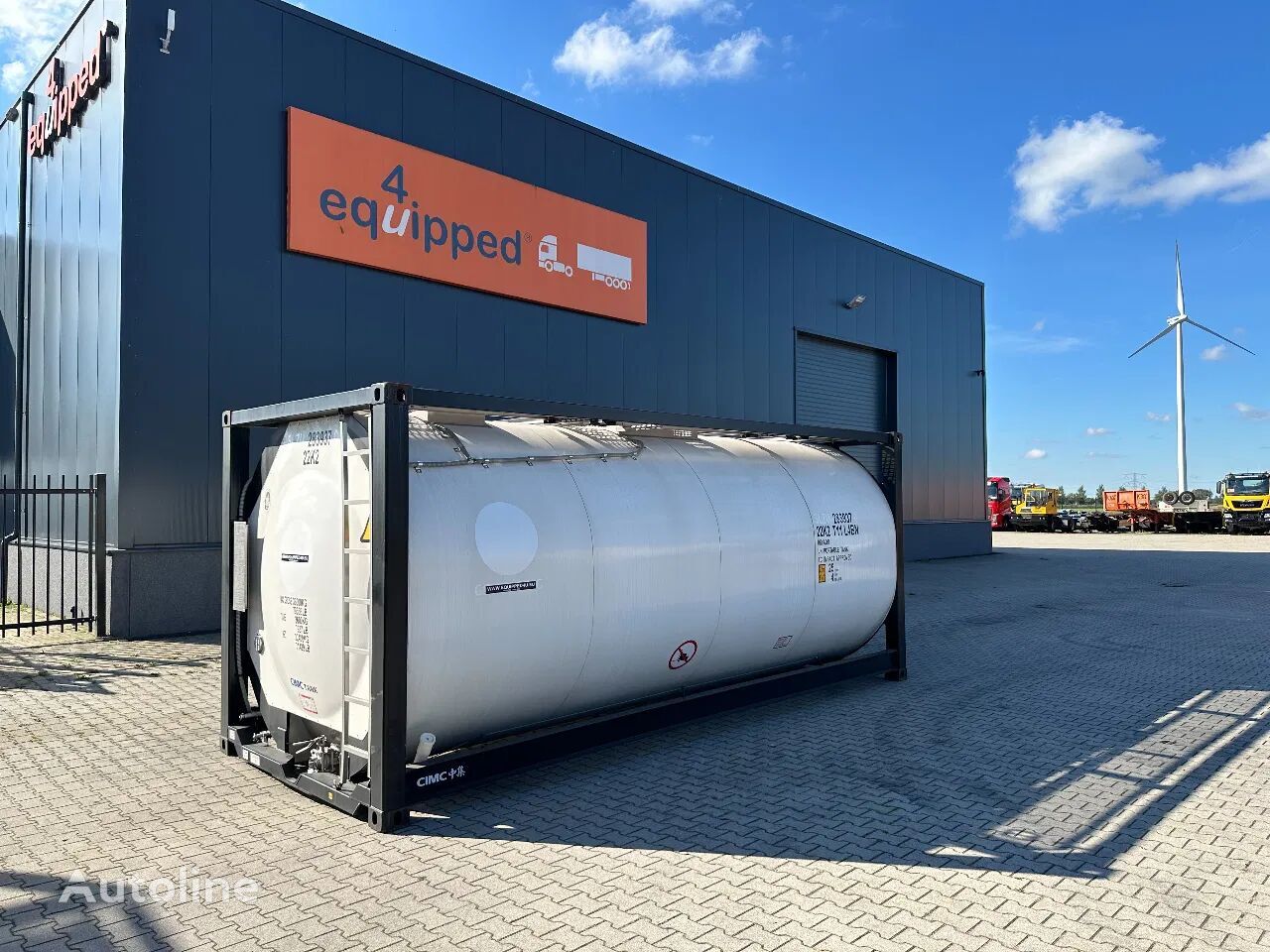 ny CIMC NEW / UNUSED, for FOOD STUFF or CHEMICAL, 20FT ISO, 25.040L, L4B 20 fot tankcontainer