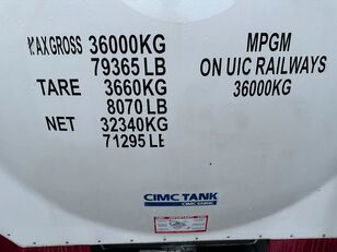 CIMC tankcontainers 20FT ISO / 25.030L / L4BN / 22K2 / T11 / steam he 20ft tank container for sale - Image 14 | Autoline SG CIMC tankcontainers 20FT ISO / 25.030L / L4BN / 22K2 / T11 / steam he 20ft tank container | Image 14 - Autoline