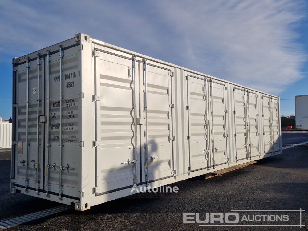 novi 40' Container, 4 Side Double Doors (Cannot Be Reconsigned) kontejner 40 stopa