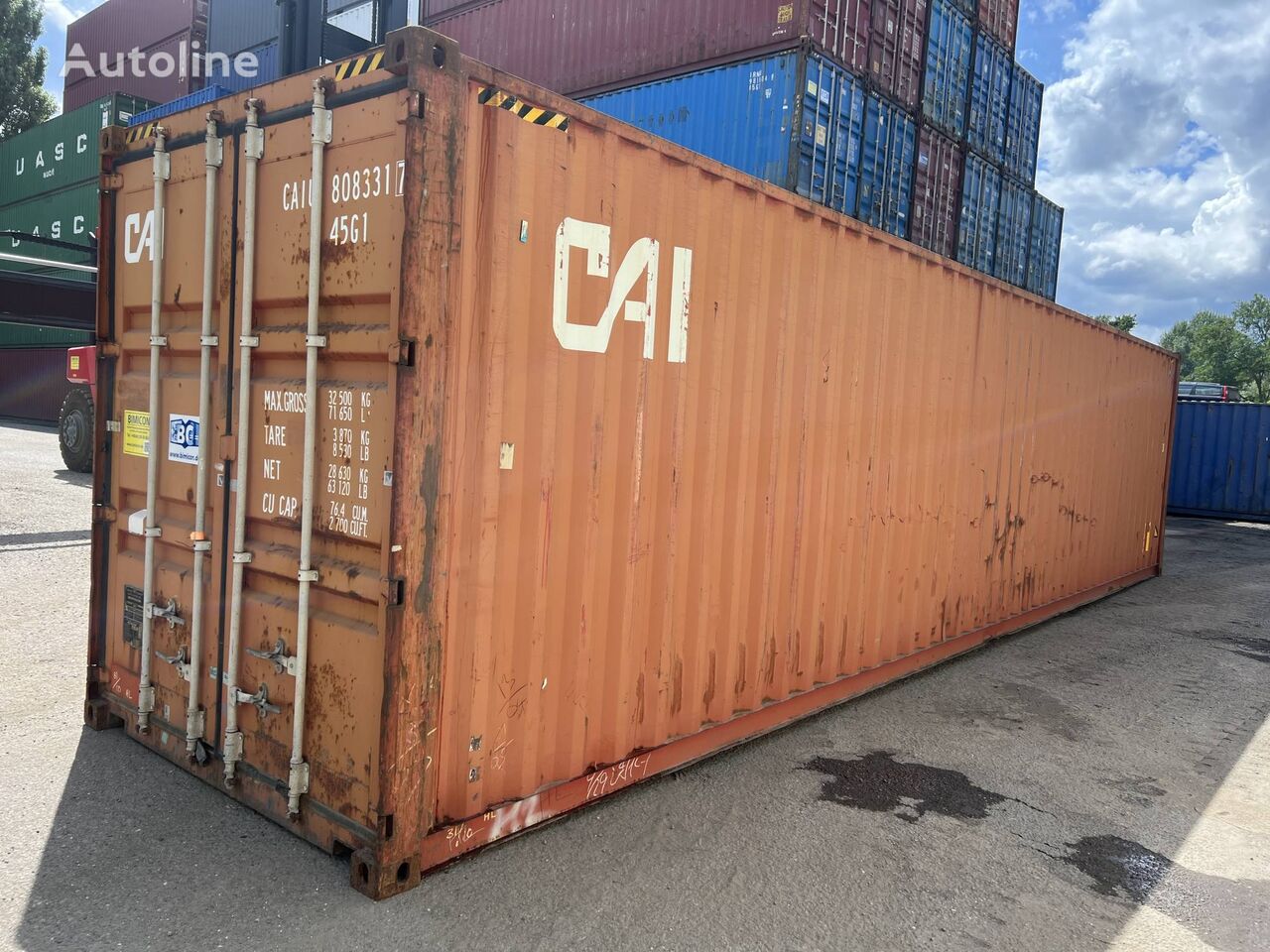 Контејнер од 40 стапки 40 ft HC DV storage container / material ...