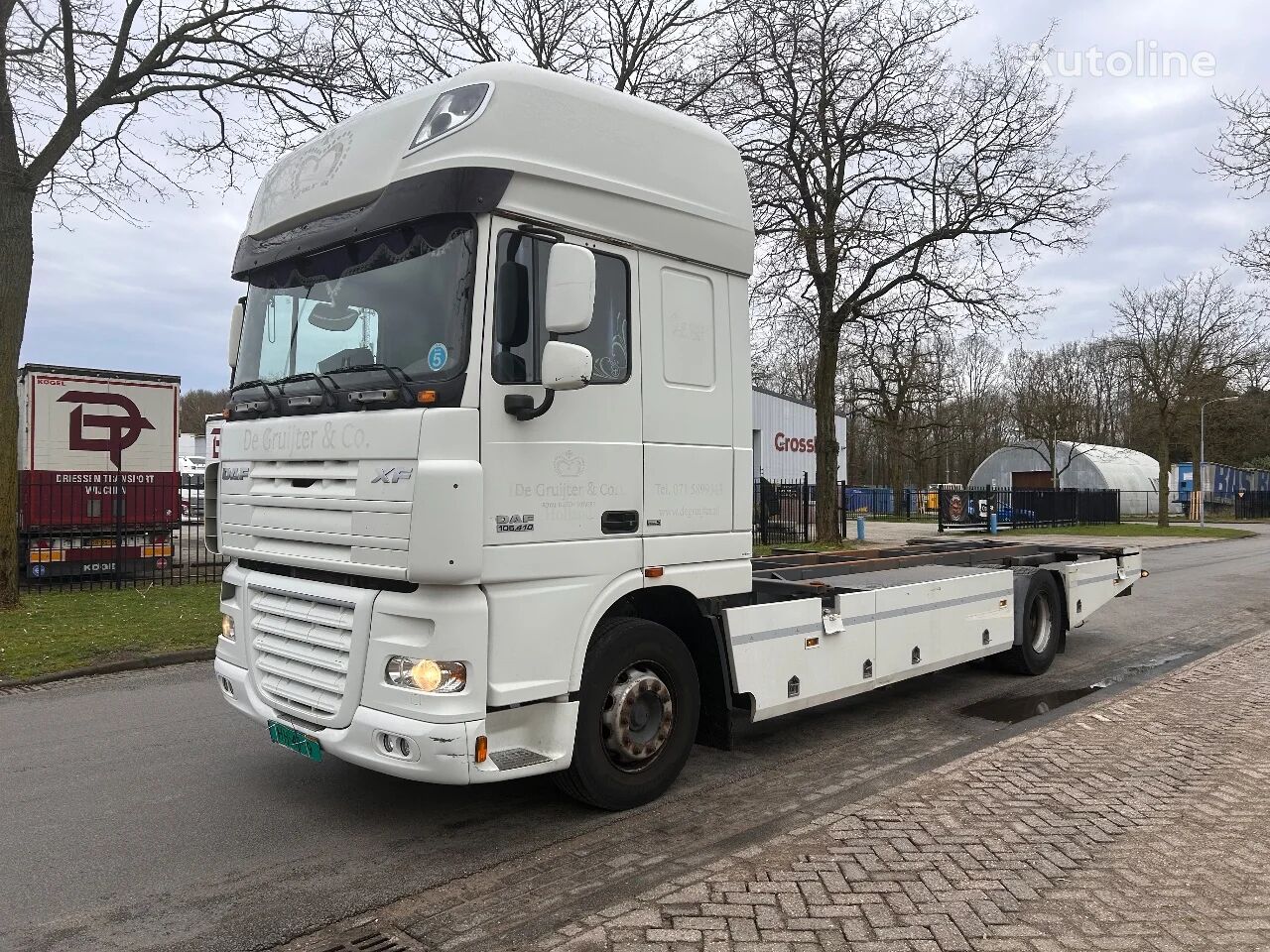 DAF XF 105 vozilo za prijevoz kontejnera