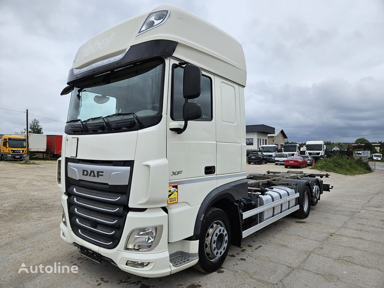 DAF XF 450 BDF RETARDER container chassis