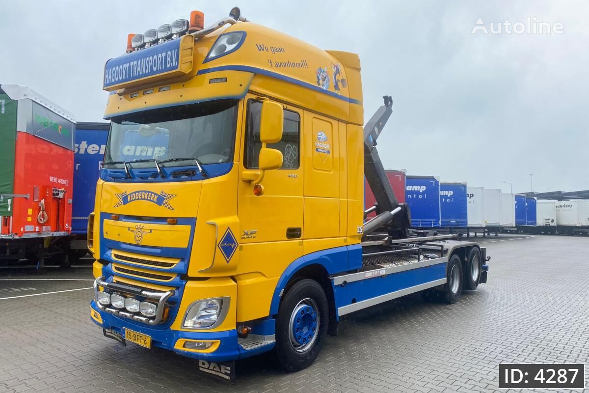 DAF XF 460 Day Cab, Euro 6, / 6x2 / Automatic / 25Ton VDL Hooklift / containerbil