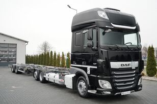 DAF XF 480  konttiauto + perävaunu kontti rungolla