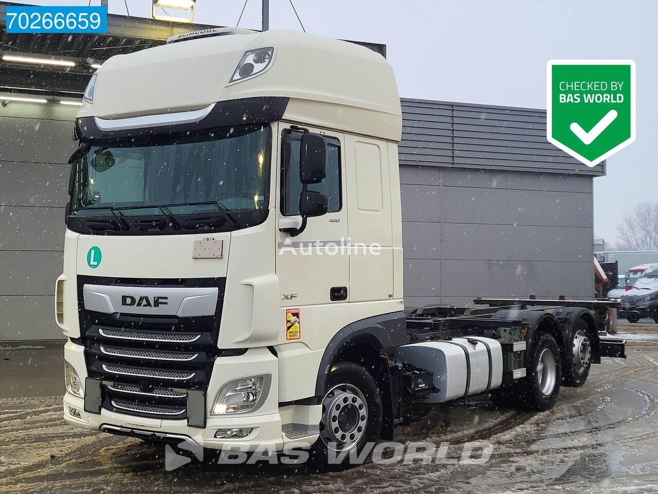 DAF XF 480 6X2 SSC Retarder 2x Tanks Standklima Liftachse ACC vozilo za prijevoz kontejnera