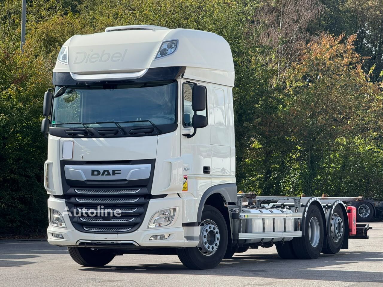 شاحنة نقل الحاويات DAF XF 480 BDF FAN SSC, ACC, AHK, Vollluft - Autoline
