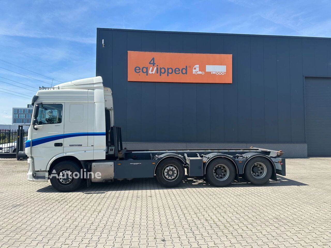 DAF XF 480 XF 480 8x2 SC BDF / 10T frontaxle / EURO VI D / 365.000 k konteyner taşıyıcı kamyon - Autoline
