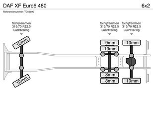 DAF XF Euro6 480 container chassis for sale - Image 32 | Autoline DAF XF Euro6 480 container chassis | Image 32 - Autoline